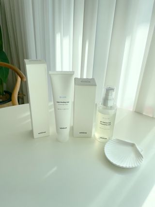 화이트리 비움 약산성 클렌징젤 ,마일드 필링젤 세트 — 5점을 준 리뷰어가 2021년 2월 올린 사용 사진