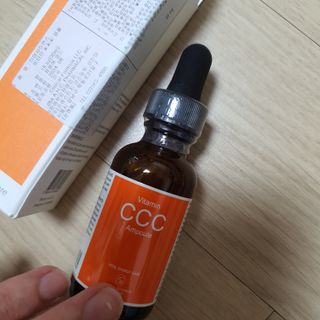 더마 사이언스 비타민 CCC 앰플 기미 브라이트닝 세럼 30ml — 5점을 준 리뷰어가 2021년 8월 올린 사용 사진