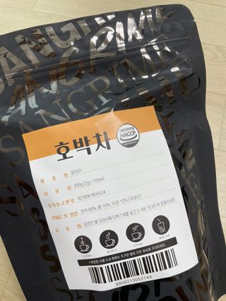 산그리메 국내산 호박차 100티백 대용량 삼각티백차 — 5점을 준 리뷰어가 2021년 7월 올린 사용 사진