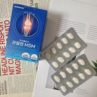 [경남제약헬스케어]케어플러스 관절엔 MSM 1000mg 60정/1개월분/관절/뼈/연골 영양/비타민D+아연/1일2정 — 5점을 준 리뷰어가 2024년 1월 올린 사용 사진