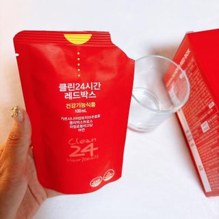 클린24시간 레드박스 1BOX(5포) + 전용보틀(500ml) — 5점을 준 리뷰어가 2024년 1월 올린 사용 사진