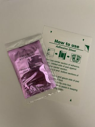 [레제르] 아로마 수액패치 발패치 10매입 - 라벤더향/유칼립투스향/대나무향 — 4점을 준 리뷰어가 2022년 2월 올린 사용 사진