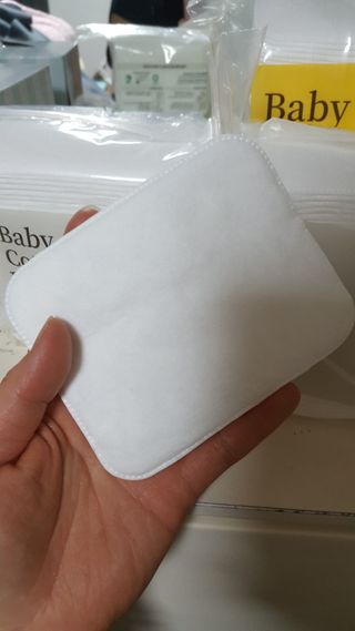 디어엘로디 프리미엄 유기농 베이비 솜티슈 40매 3 + 1 PACK — 5점을 준 리뷰어가 2021년 2월 올린 사용 사진