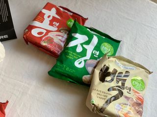[풀무원] 자연은맛있다 정면, 백면, 홍면  세트 — 4점을 준 리뷰어가 2021년 4월 올린 사용 사진
