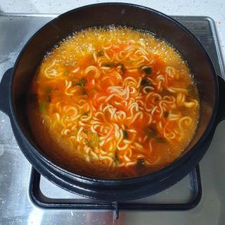 [풀무원] 자연은맛있다 정면, 백면, 홍면  세트 — 5점을 준 리뷰어가 2021년 4월 올린 사용 사진