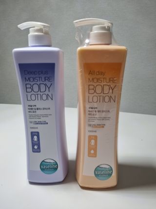 [과일나라] 바세린 모이스처 바디로션 1000ml 2종 — 5점을 준 리뷰어가 2021년 10월 올린 사용 사진