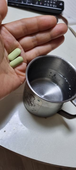 클린24시간 지중해로 쏙빠지다 1SET (800mg*60정) — 5점을 준 리뷰어가 2022년 10월 올린 사용 사진