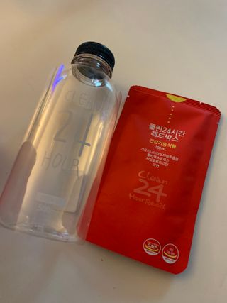 클린24시간 레드박스 1BOX(5포) + 전용보틀(500ml) — 5점을 준 리뷰어가 2024년 2월 올린 사용 사진