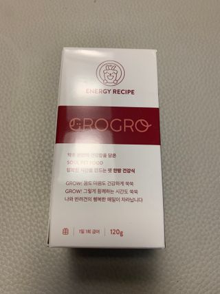 펫21 그로그로 에너지 강아지 고양이 반려동물 한방 영양제 비타민 종합 영양제 — 5점을 준 리뷰어가 2022년 1월 올린 사용 사진