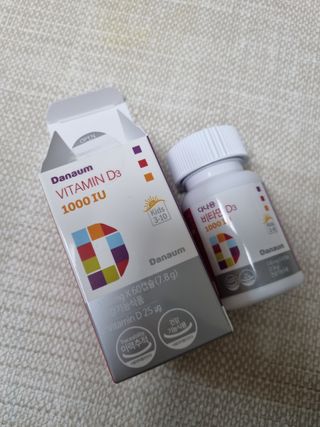 다나음 츄어블 비타민D 1000IU (130ml x 60캡슐) — 5점을 준 리뷰어가 2023년 3월 올린 사용 사진