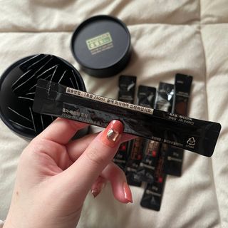 프리마인 자체 기업부설 연구소에서 찾아낸 건강한 수면의 비밀.  슬립토 플러스 30포 — 3.5점을 준 리뷰어가 2021년 10월 올린 사용 사진