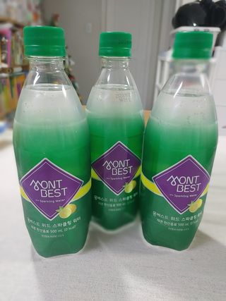 몽베스트 Montbest with Sparkling water Lemon OR Lime 20병(랜덤) — 5점을 준 리뷰어가 2022년 12월 올린 사용 사진