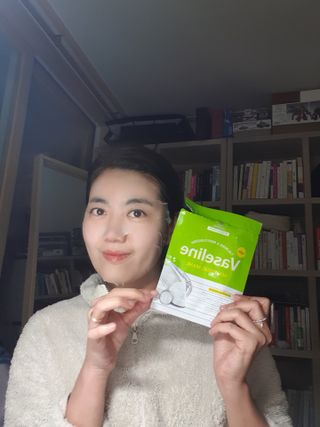 리더스코스메틱 리더스 라이트 바세린 마스크 4종 — 5점을 준 리뷰어가 2021년 4월 올린 사용 사진