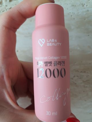 랩앤뷰티 메가 벨벳 콜라겐 12000 — 3.5점을 준 리뷰어가 2021년 6월 올린 사용 사진