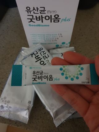 프리마인 유산균 국가지정연구소 선정, 살아있는 생유산균 200억 마리의 힘. 유산균n굿바이옴플러스 — 5점을 준 리뷰어가 2022년 4월 올린 사용 사진