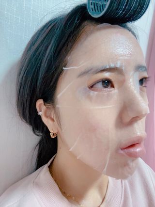 에이스노 레스큐 이미디에이트 수딩 시트마스크 — 5점을 준 리뷰어가 2021년 12월 올린 사용 사진