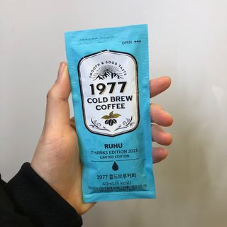 여우두마리 1977 콜드브루 스틱 더치커피 루후 커피팩토리 — 5점을 준 리뷰어가 2021년 2월 올린 사용 사진