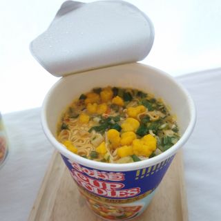NISSIN 닛신 컵누들  4종 - 씨푸드오리지날, 씨푸드 스파이시, 씨푸드 커리, 씨푸드 XO소스 — 5점을 준 리뷰어가 2021년 12월 올린 사용 사진