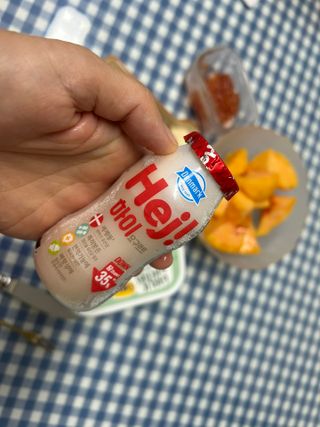 덴마크 *[구매평]하이(Hej!) 브랜드 패키지(요구르트, 그릭요거트) — 5점을 준 리뷰어가 2025년 8월 올린 사용 사진