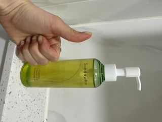 스킨큐어 산다화 순한 클렌징 동백 오일 200ml — 5점을 준 리뷰어가 2023년 4월 올린 사용 사진