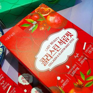 서울에프엔비 콜라스틴 3종 뷰티젤리스틱 45입 [ABC핏 15입 /  석류핏 15입 / 청스피루리나 15입] — 5점을 준 리뷰어가 2021년 9월 올린 사용 사진
