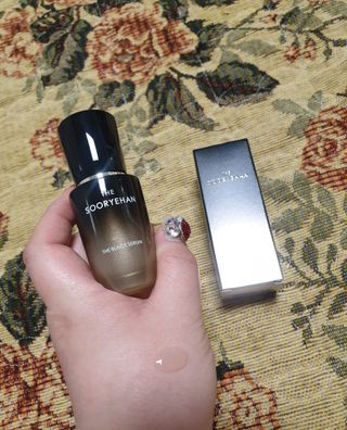 수려한 더블랙세럼 15ml — 5점을 준 리뷰어가 2022년 3월 올린 사용 사진