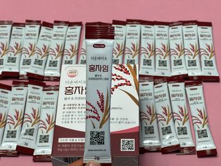 하루 1포로 콜레스테롤, 유산균, 고역가 소화효소까지 한번에 섭취! 다온바이오 홍자임 1개월분(30포) — 5점을 준 리뷰어가 2022년 11월 올린 사용 사진