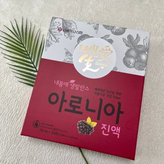 서울약사신협_내몸애생발란스아로니아_70ml x 30포 — 5점을 준 리뷰어가 2021년 6월 올린 사용 사진