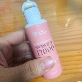 랩앤뷰티 메가 벨벳 콜라겐 12000 — 4점을 준 리뷰어가 2021년 6월 올린 사용 사진