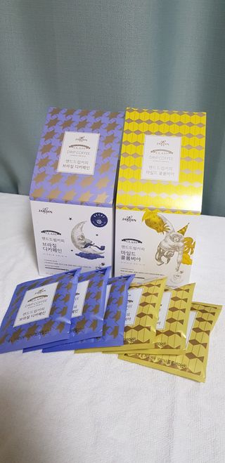 (주)쟈뎅 쟈뎅 클래스 핸드 드립 커피 10P 2종_디카페인 1종+랜덤 플레이버 1종 — 5점을 준 리뷰어가 2021년 4월 올린 사용 사진