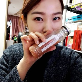 BLENDY'S 핑크 스무디+블론디 스무디 — 5점을 준 리뷰어가 2021년 12월 올린 사용 사진