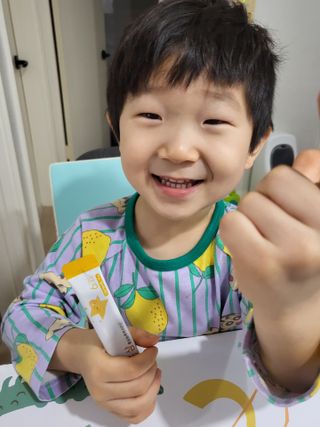 [이뮤니티플러스]우리아이 면역오키, 건강오키 _ 키즈오키 어린이홍삼 10포 1box — 5점을 준 리뷰어가 2022년 3월 올린 사용 사진