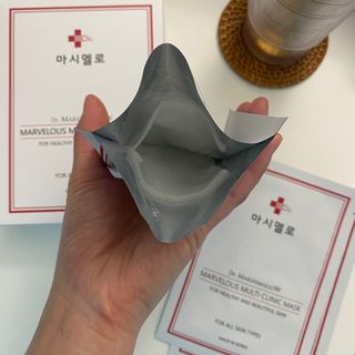 닥터마시멜로 마블러스 멀티 클리닉 마스크 — 5점을 준 리뷰어가 2021년 6월 올린 사용 사진