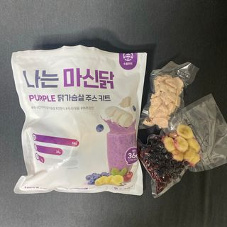 수플먼트 나는 마신닭!! 닭가슴살 주스키트, 먹기 힘들었던 닭가슴살 이제는 마시자 — 5점을 준 리뷰어가 2023년 1월 올린 사용 사진