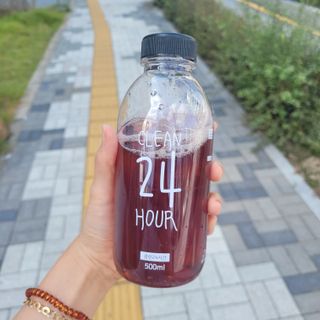 클린24시간 1BOX(5포) + 전용보틀(500ml) — 5점을 준 리뷰어가 2022년 10월 올린 사용 사진