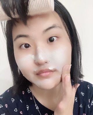 마리엔메이 레몬 나이아신아마이드 글로우 워시오프 마스크팩 125g — 5점을 준 리뷰어가 2022년 4월 올린 사용 사진