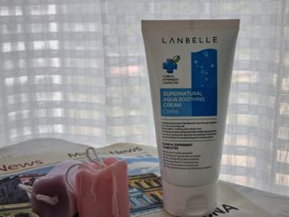 랑벨 수퍼내츄럴 아쿠아 수딩 크림 100ml — 5점을 준 리뷰어가 2022년 4월 올린 사용 사진