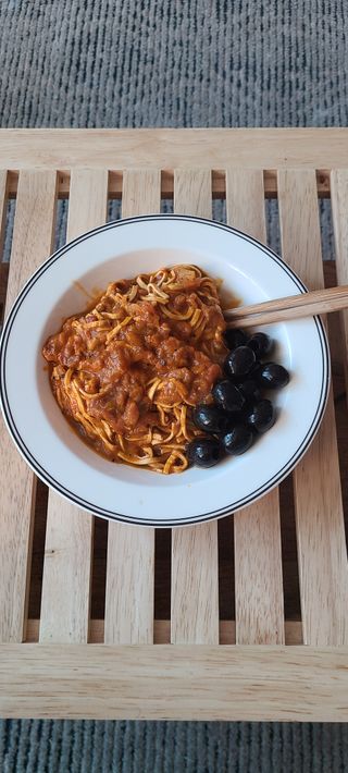 [유픽] 구운 야채의 풍미를 담은 토마토소스, 마르코 루테닛사 2병 — 5점을 준 리뷰어가 2021년 2월 올린 사용 사진