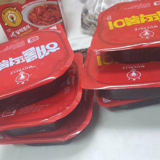 한성기업 무볼레 닭떡볶이+해물떡볶이 2종 세트 — 5점을 준 리뷰어가 2021년 10월 올린 사용 사진