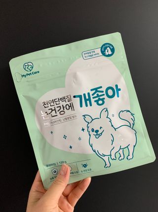My Pet Care 천연단백질 눈건강에 개좋아 — 5점을 준 리뷰어가 2021년 3월 올린 사용 사진