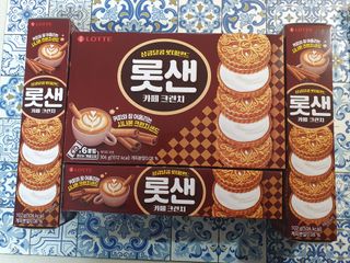 롯데제과 롯샌 카페크런치 — 5점을 준 리뷰어가 2021년 10월 올린 사용 사진