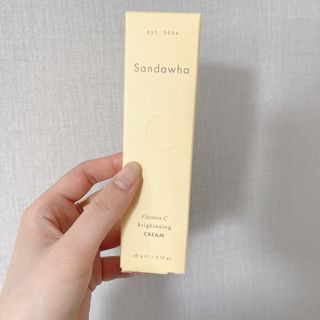산다화 비타민C 화이트닝 크림 — 4.5점을 준 리뷰어가 2023년 5월 올린 사용 사진