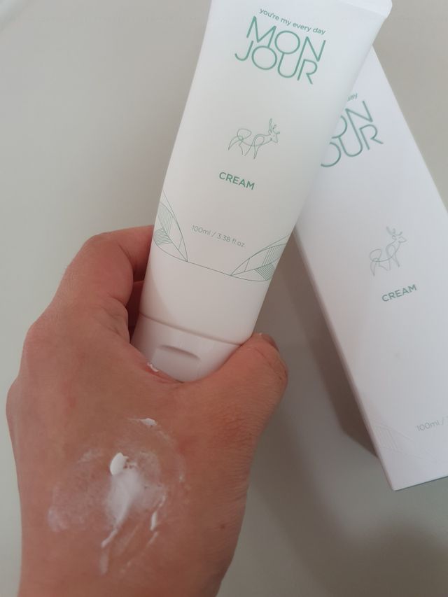 몽쥬르 유아 크림 100ml 리뷰 사진