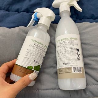 [엠메이데이] 그린티 피톤치드 감쪽같이 500ml + 손소독액 50ml — 5점을 준 리뷰어가 2021년 12월 올린 사용 사진