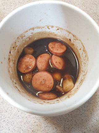 유비쿡 컵떡볶이 매운컵떡볶이2개/ 짜장컵떡볶이 2개  총 4개세트 — 5점을 준 리뷰어가 2021년 2월 올린 사용 사진