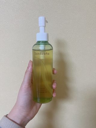 스킨큐어 산다화 순한 클렌징 동백 오일 200ml — 4.5점을 준 리뷰어가 2023년 5월 올린 사용 사진
