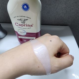 카프리나 프레쉬 산양밀크 어메이징 바디워시 500ml(오리지널향) — 5점을 준 리뷰어가 2023년 4월 올린 사용 사진