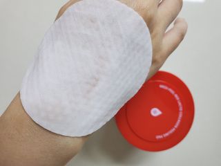 메디필 레드 락토 콜라겐 필링패드 — 5점을 준 리뷰어가 2021년 2월 올린 사용 사진