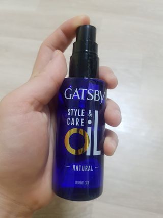 [갸스비] 명불허전, 남성을 위한 브랜드 갸스비의 올인원, 폼클렌징, 헤어오일 3종 — 5점을 준 리뷰어가 2021년 4월 올린 사용 사진