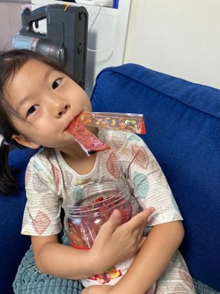 젤리벨리 젤리스틱 어쏘티드 900g — 5점을 준 리뷰어가 2022년 9월 올린 사용 사진